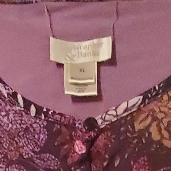 Xl Christopher and banks dress top - Picture 2 of 5
